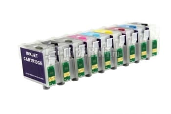 ПЗК (Перезаправляемые картриджи) для Epson Stylus Photo R3000. Вид  2