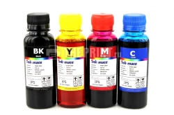 Комплект чернил Epson L-series Ink-Mate (100ml. 4 цвета) для принтеров Epson L120/ L200/ L210. Вид  1