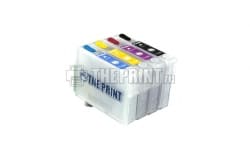 ПЗК (Перезаправляемые картриджи) с чипами T1291 - T1294 для Epson