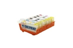 ПЗК (Перезаправляемые картриджи) с чипами для Canon PIXMA MP980/ MP990. Вид  3