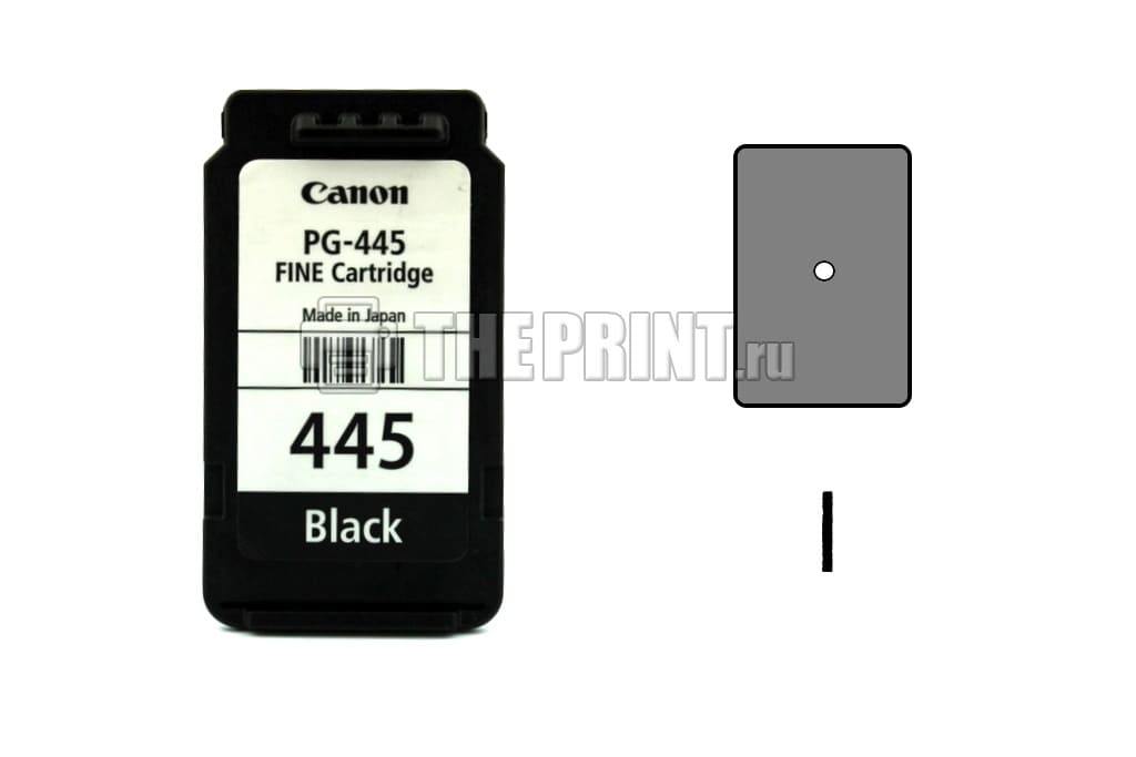 Схема заправки картриджа 446 canon