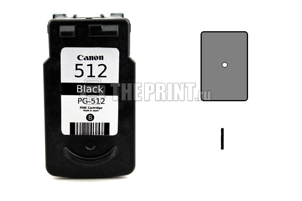[ИНСТРУКЦИЯ] Заправка черного картриджа Canon PG-512