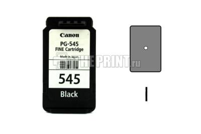 Расположение цветов в черном картридже Canon PIXMA-iP2850