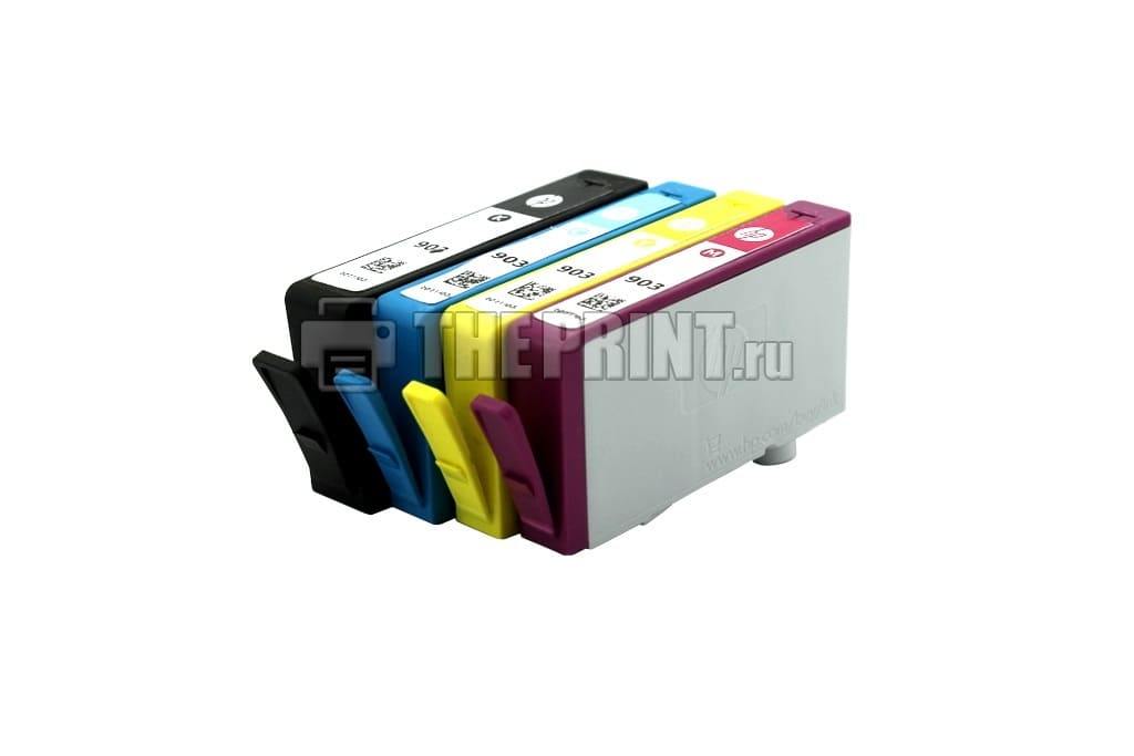 Черный и цветные картриджи HP OfficeJet-6950